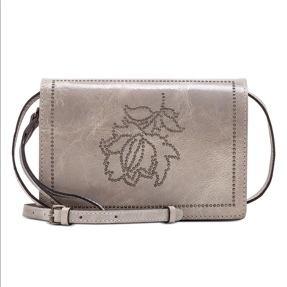 Patricia Nash Leather Studded Distressed Lanza